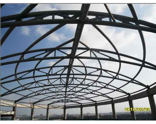 铜仁中煤朔州宾馆管桁架工程